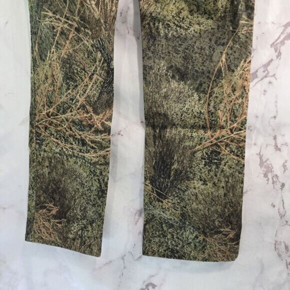 Mossy Oak Pants Womens 12 Large Camo Break Up Grassland Brush Western Straight - Picture 8 of 12